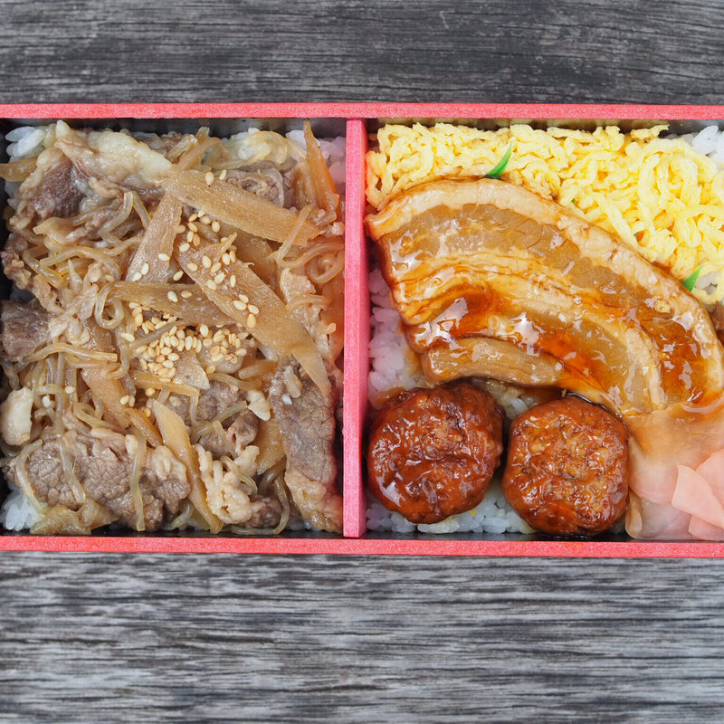 新潟県産 あがの姫牛VS越後もち豚(駅弁屋 祭 )