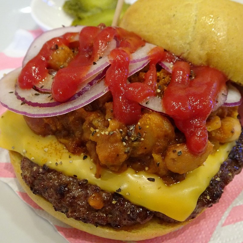 カレーベーグルサンド＋パティ(13Diner)