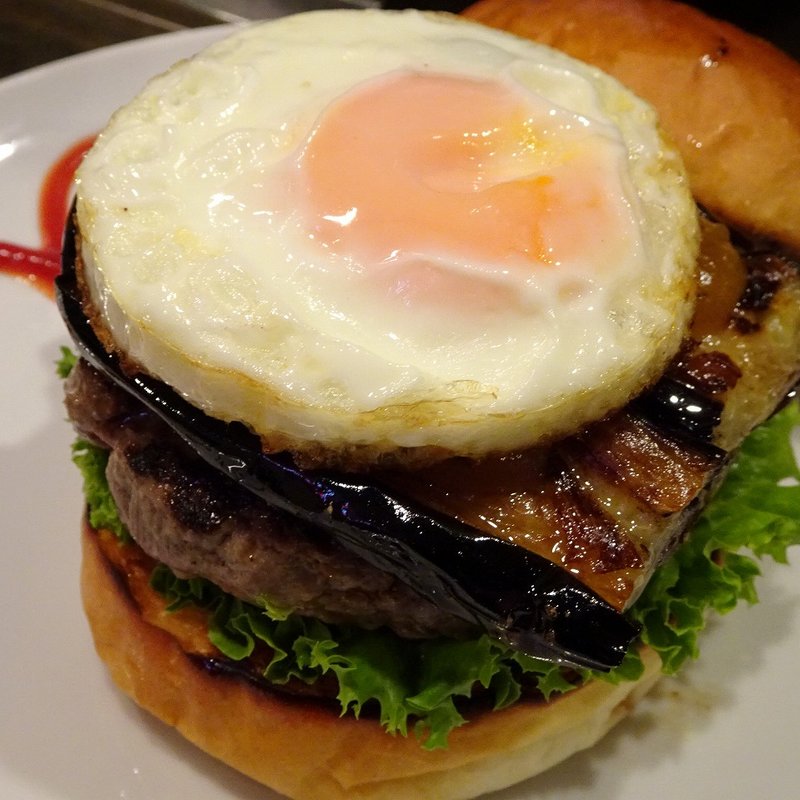 茄子田楽の月見バーガー(Kokopelli)