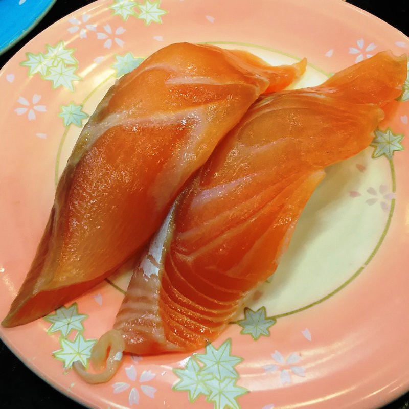 とろサーモン(ジャンボおしどり寿司川崎宮前店)