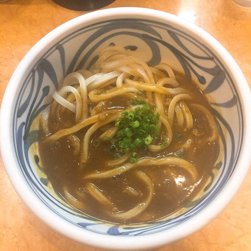 カレーうどん(饂飩家 五右衛門 （うどんや ごえもん）)