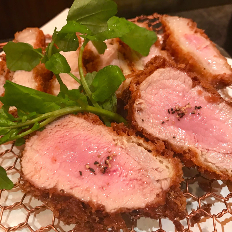 鹿児島黒豚と特上ヘレ(とんかつ マンジェ)