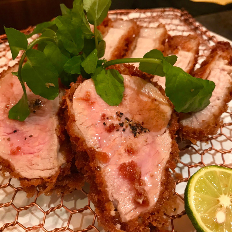 日向あじ豚＆特上ヘレカツ(とんかつ マンジェ)