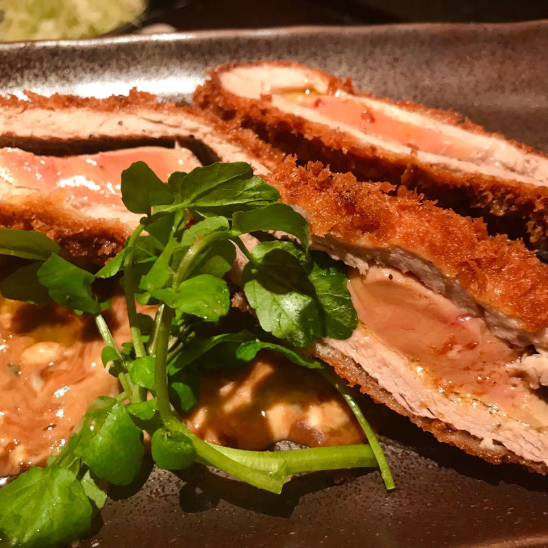 フォアグラとんかつ(とんかつ マンジェ)