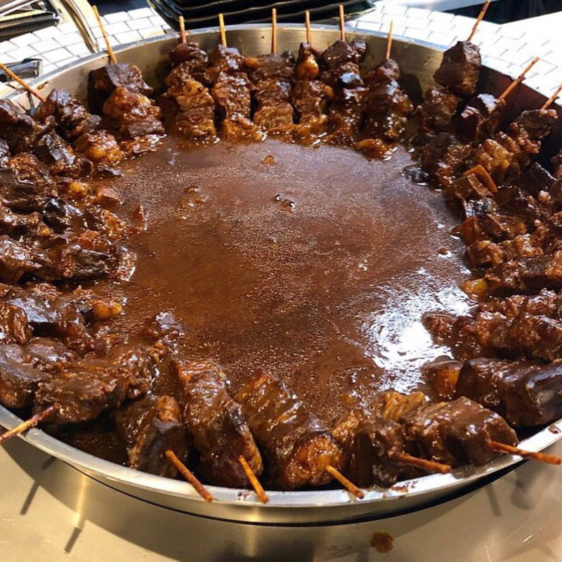 牛すじどて煮串(丸福 錦店)