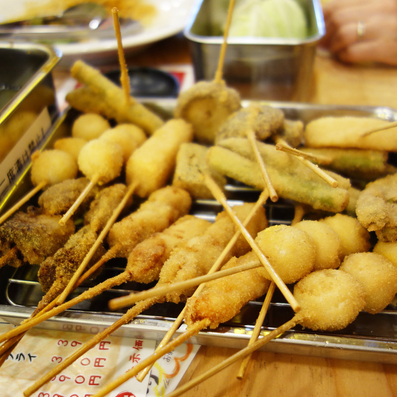 串かつ(屋台居酒屋 大阪 満マル(まんまる) 西新店)