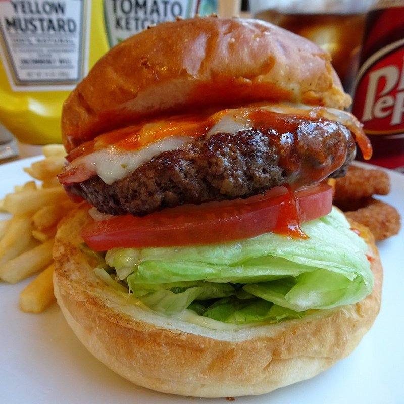 ベーコンバーガー＋チェダーチーズ(グリルMONSTER)