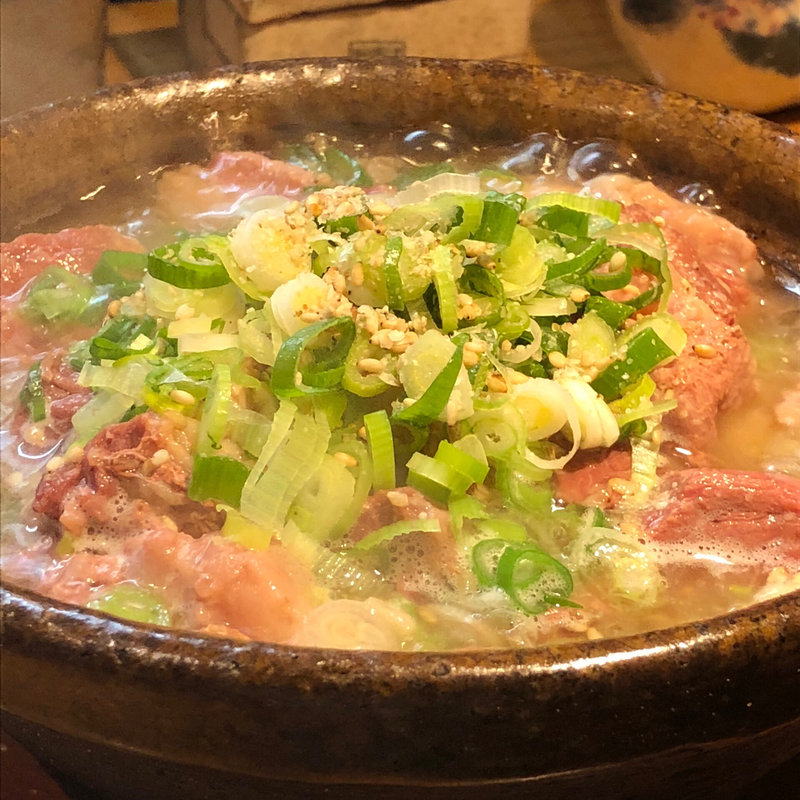 牛すじの煮込み(石臼挽き手打 蕎楽亭)