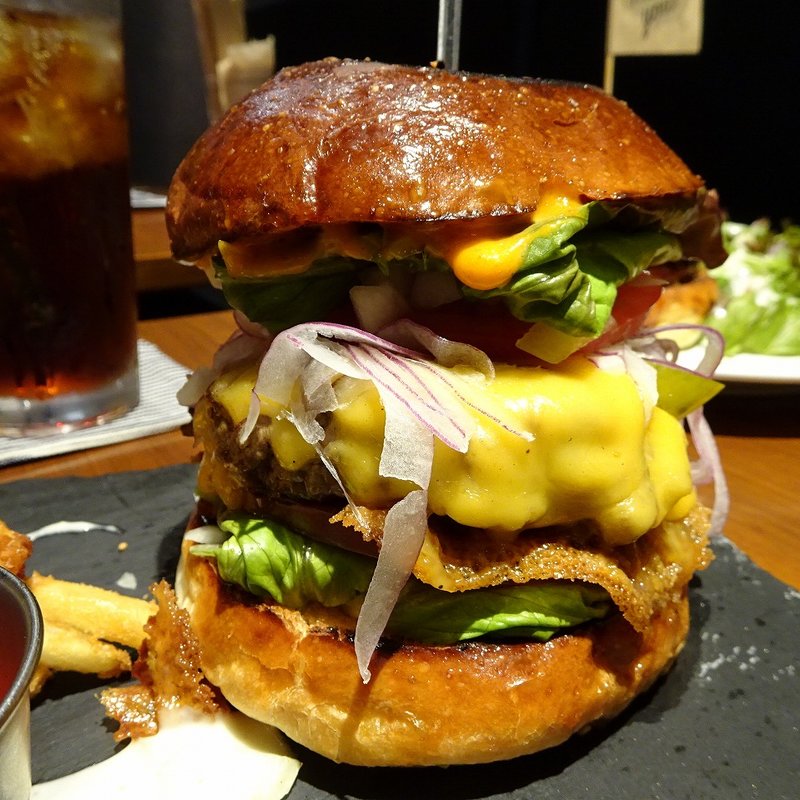 USAバーガーアメリカンサイズ(リッチガーデン 西本町店)