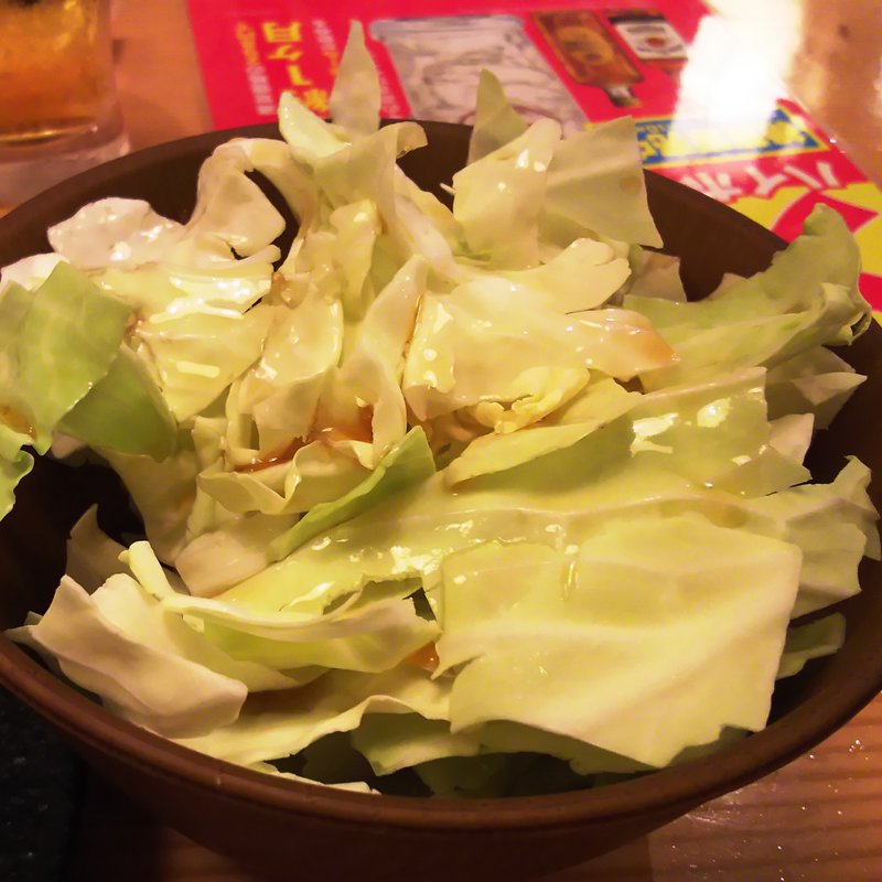 キャベツ盛り(鳥貴族 雑色店)