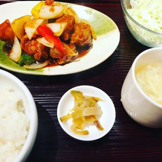 酢豚ランチ(四川・餃子中華バル ＰＡＯ２ 梅田東通り店)