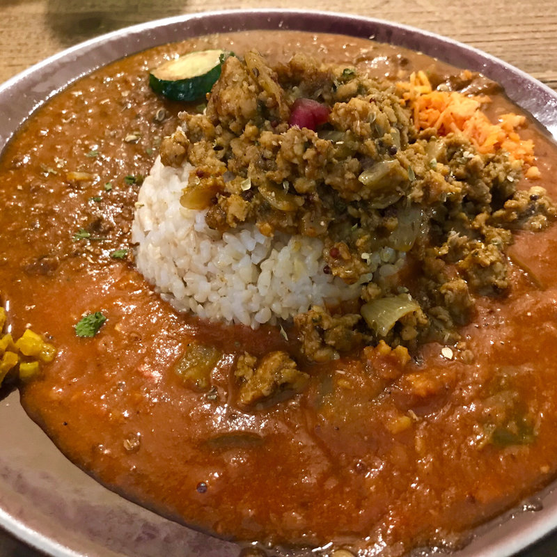  チキンキーマ＋トマトカレー＋お肉(ラム)カレー (SOMA （ソーマ）)