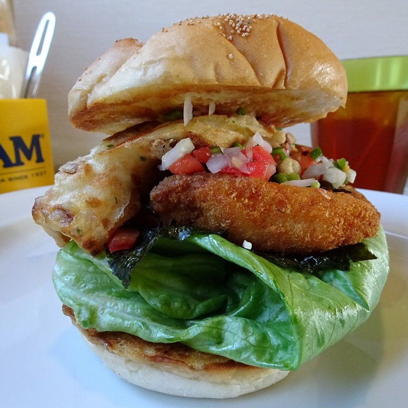 ベントウバーガー(アオラニカフェ)