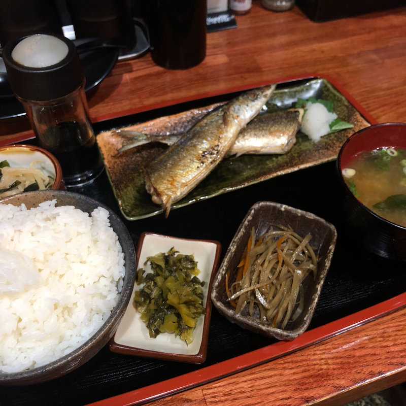 さんま定食(麺昇 神の手)