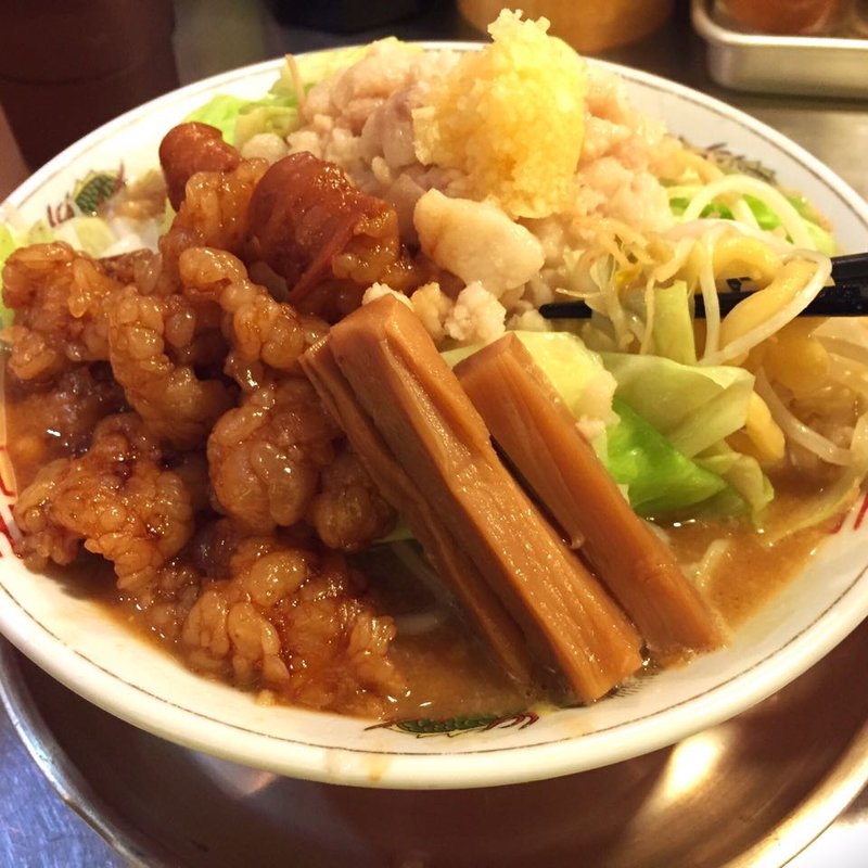 ホルモンぶっかけラーメン(デブソバ リパブリック御器所店)