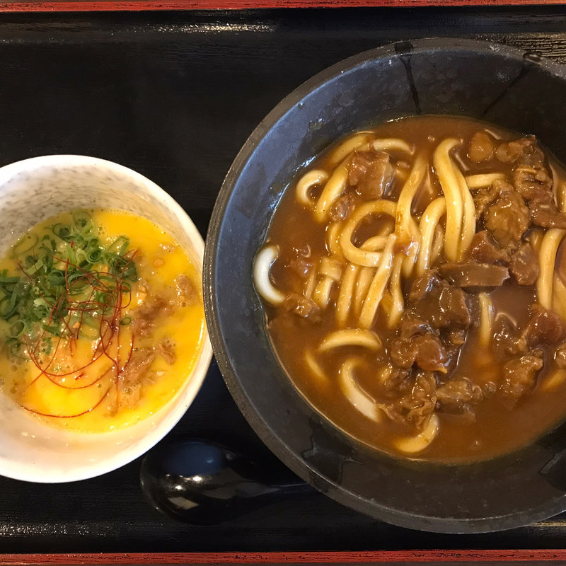和風カレー肉つけ玉(情熱うどん讃州 新大阪店)