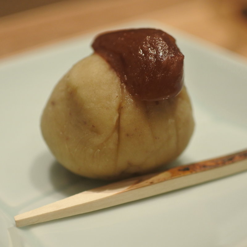 栗きんとん(茶寮 つぼ市製茶本舗 なんば店)