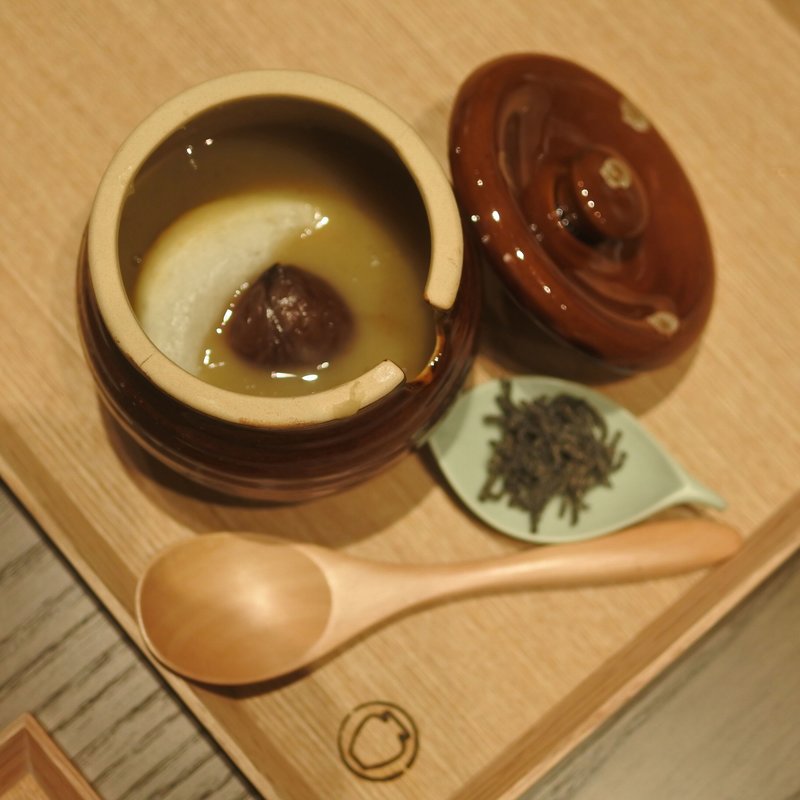 つぼ入り栗ぜんざい(茶寮 つぼ市製茶本舗 なんば店)