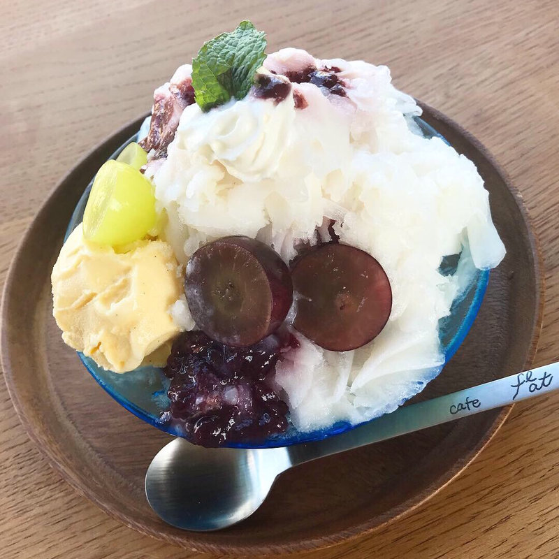 ぶどうのかき氷(cafe＋studio flat)