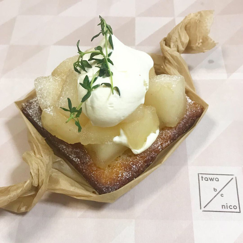 洋梨のタルト(tawanico)