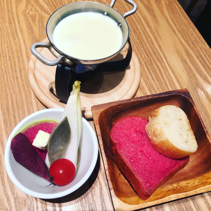 秋の味覚　モッツァレラチーズときのこのパスタ(CHEESE KITCHEN RACLER 渋谷)