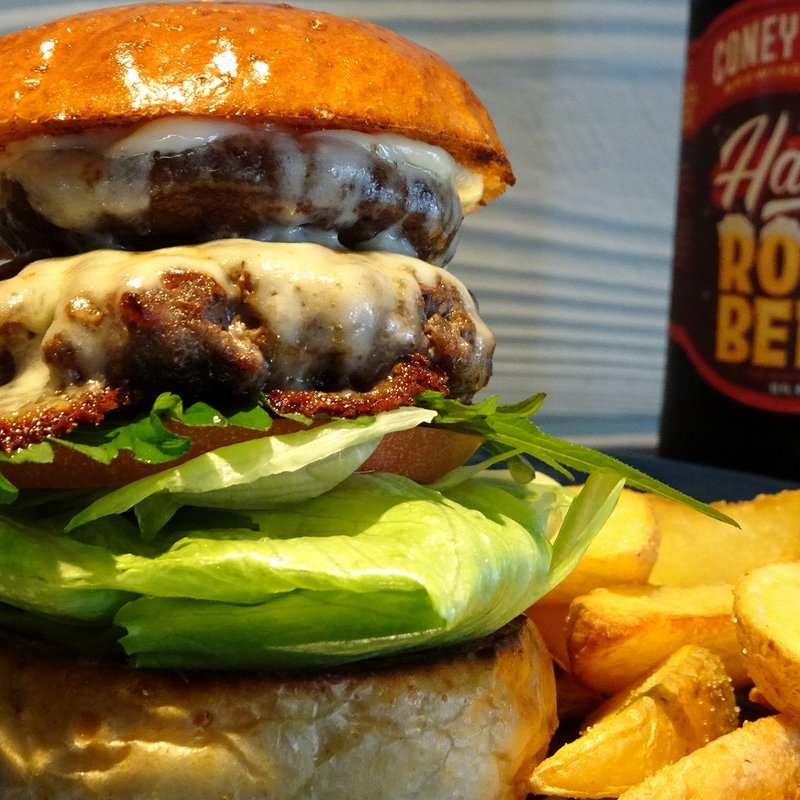 大葉香るしいたけバーガー(だるま珈琲)