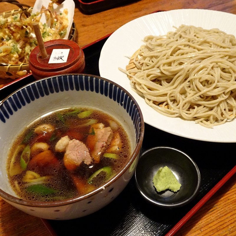 新鮮河内鴨 炙り鴨つけそば(楠喜)