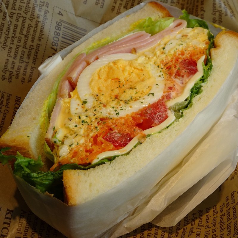 ハムエッグサンド(FRANCY JEFFERS CAFE （フランシージェファーズカフェ）芦屋店)