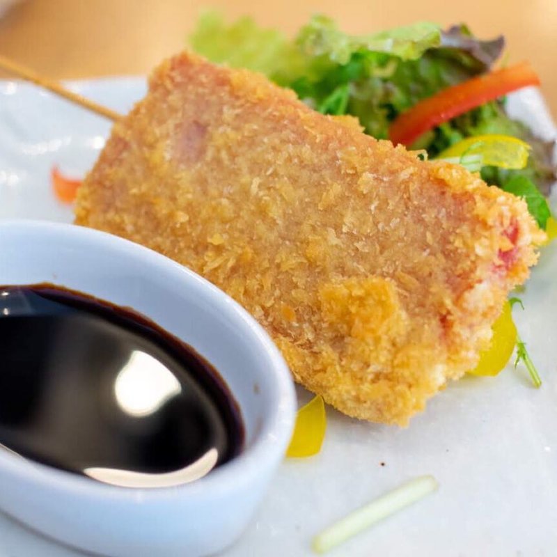 ハムカツ(八郎ミート酒場)