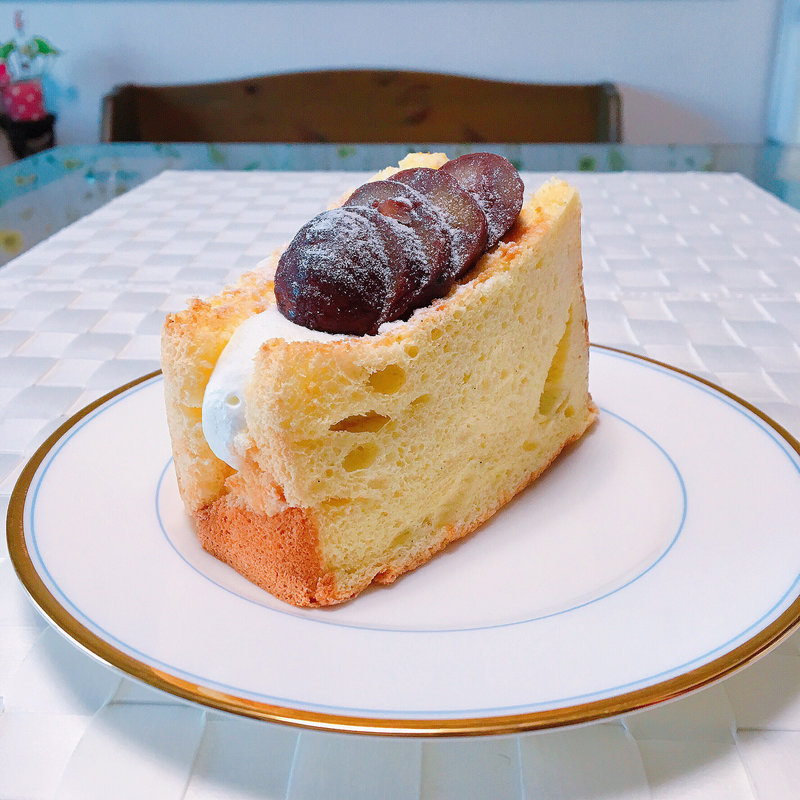 栗のシフォンケーキ(ディマンシュ)