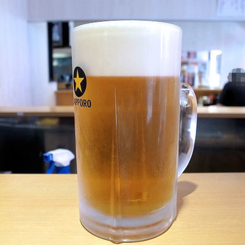 サッポロ生ビール 黒ラベル樽生 メガ生（1000ml）(天麩羅処 すずや)