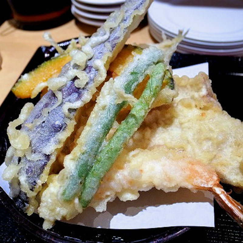 天ぷら盛合せ(天麩羅処 すずや)