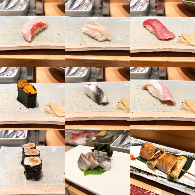 寿司(築地寿司清京都大丸店 )