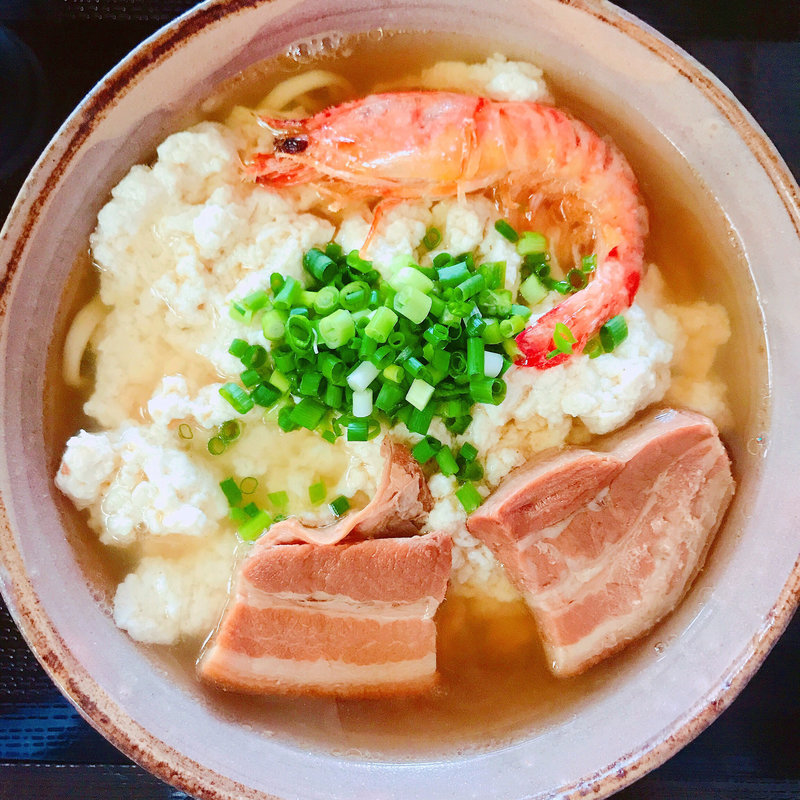 ゆし豆腐そば(たいちそば)