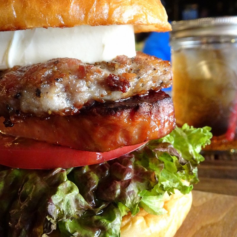 クリームチーズとカボチャバーガー(GAKUYA BURGER)