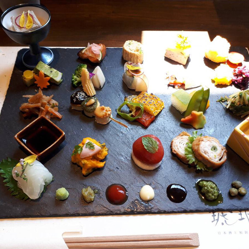 琥珀プレートランチ(和食garden琥珀月)