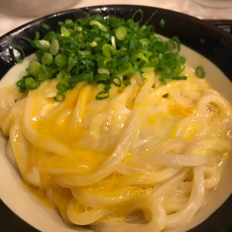 釜玉うどん(うどん 丸香)