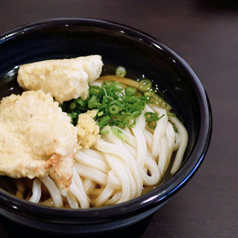 とり天ぶっかけ冷（ぶっかけ冷+とり天）(うどん 松ゆき)