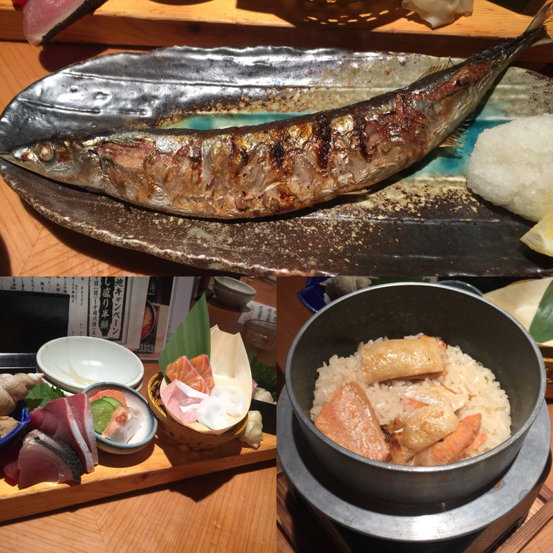 鮭の炊き込みご飯(豊洲場外食堂魚金 神楽坂店)