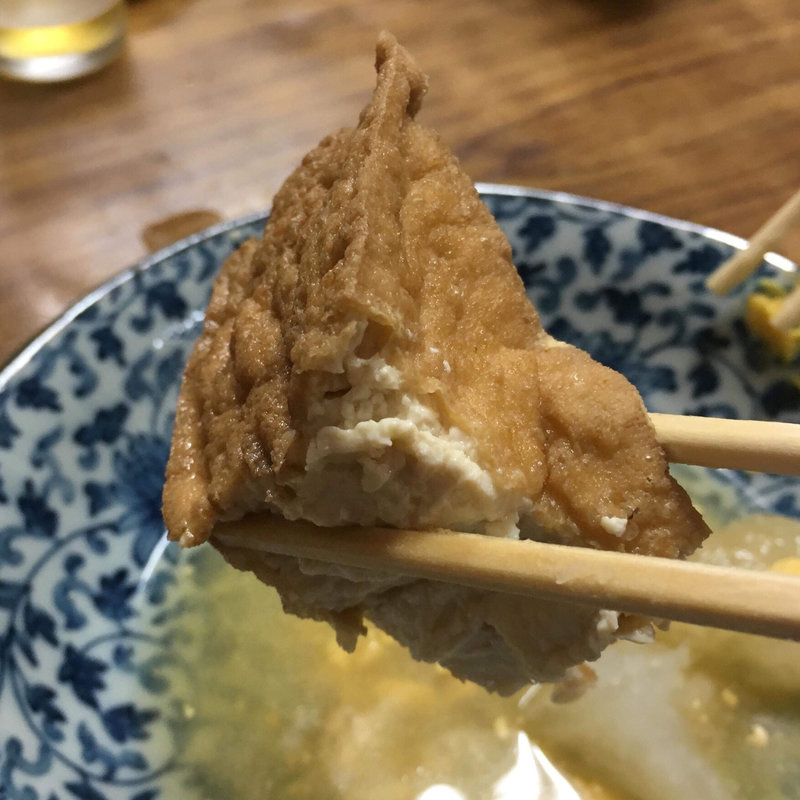 おでん（厚揚げ）(旦過うどん)