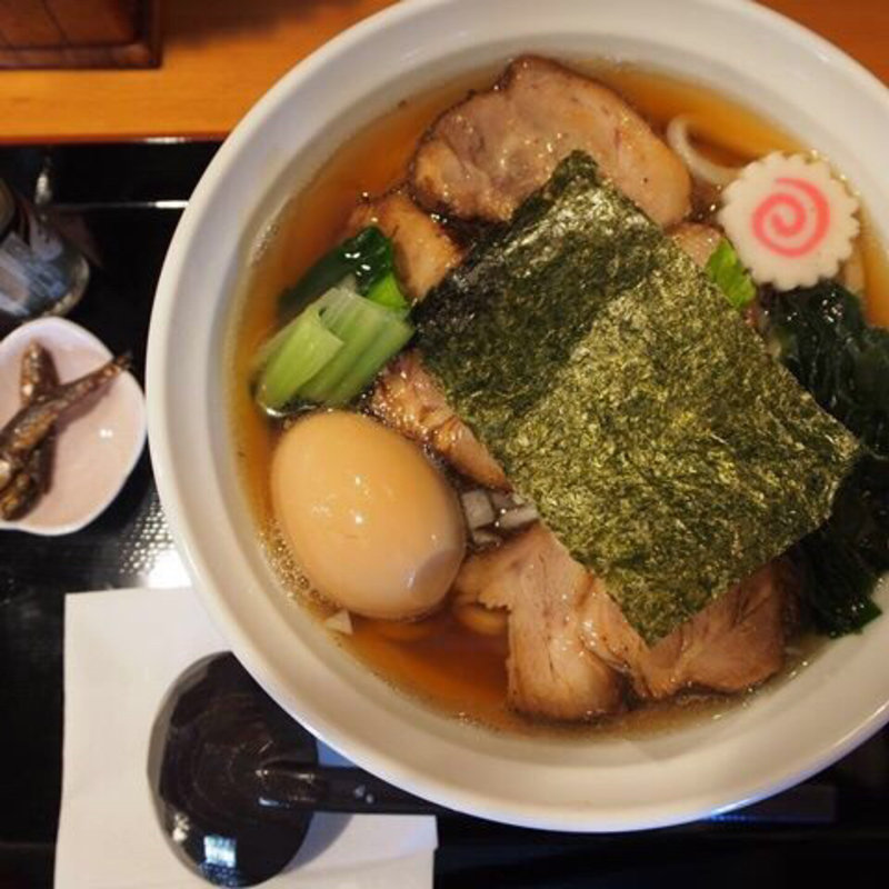 チャーシューうどん 味付け玉子付き(季節メニュー)(村山満月うどん)