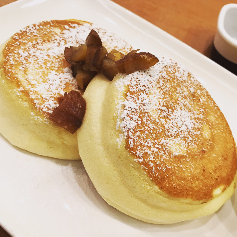 マロンホットケーキ(茶寮 煉)