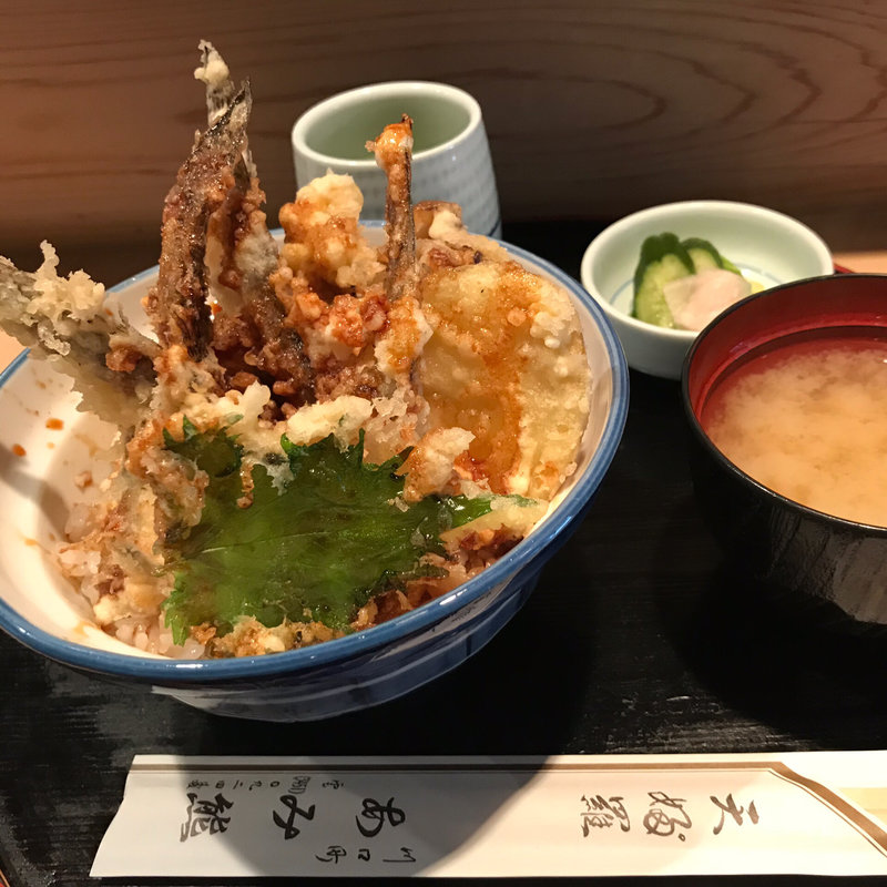 ハゼ天丼(あみ熊)