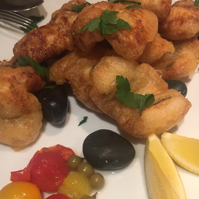 穴子のフリット(ペペロッソ )