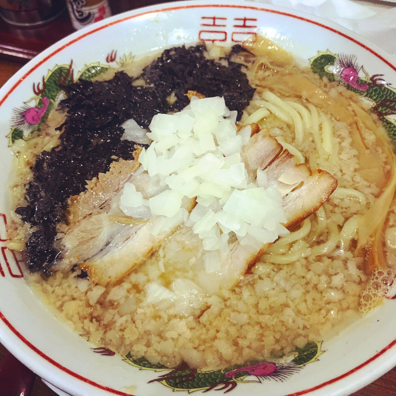 背脂醤油黒海苔(なおじ 吉田店 )
