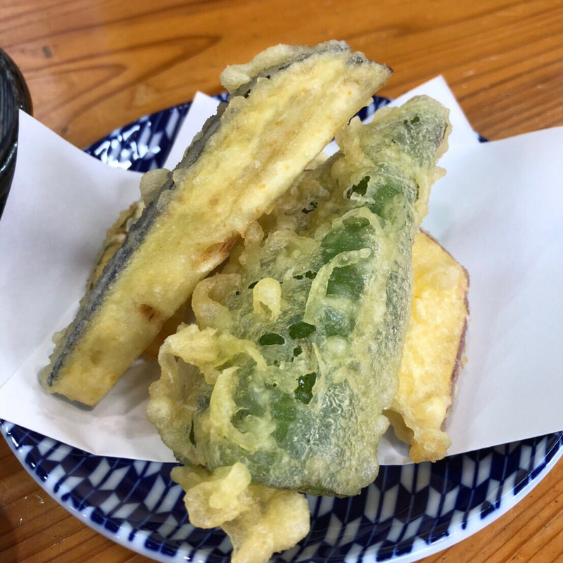 野菜の天ぷら(心那や)