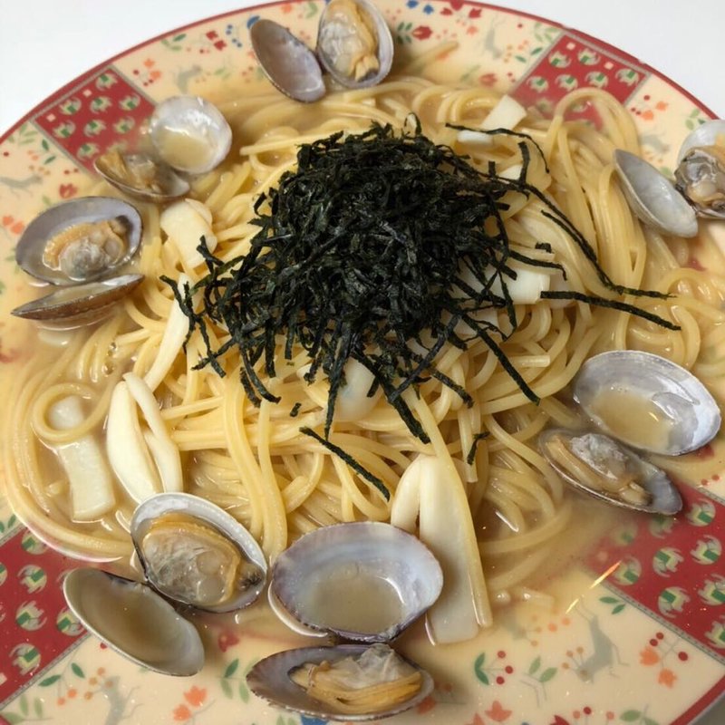 イカとアサリのパスタ(リーガル)