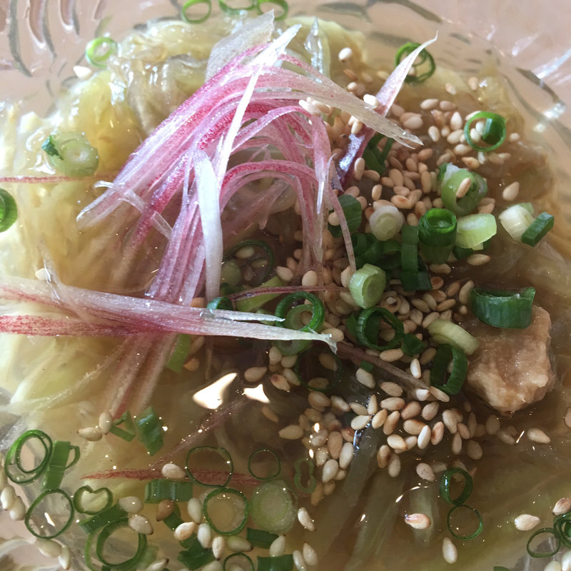 茄子のあれ(手打ち蕎麦 松庵)