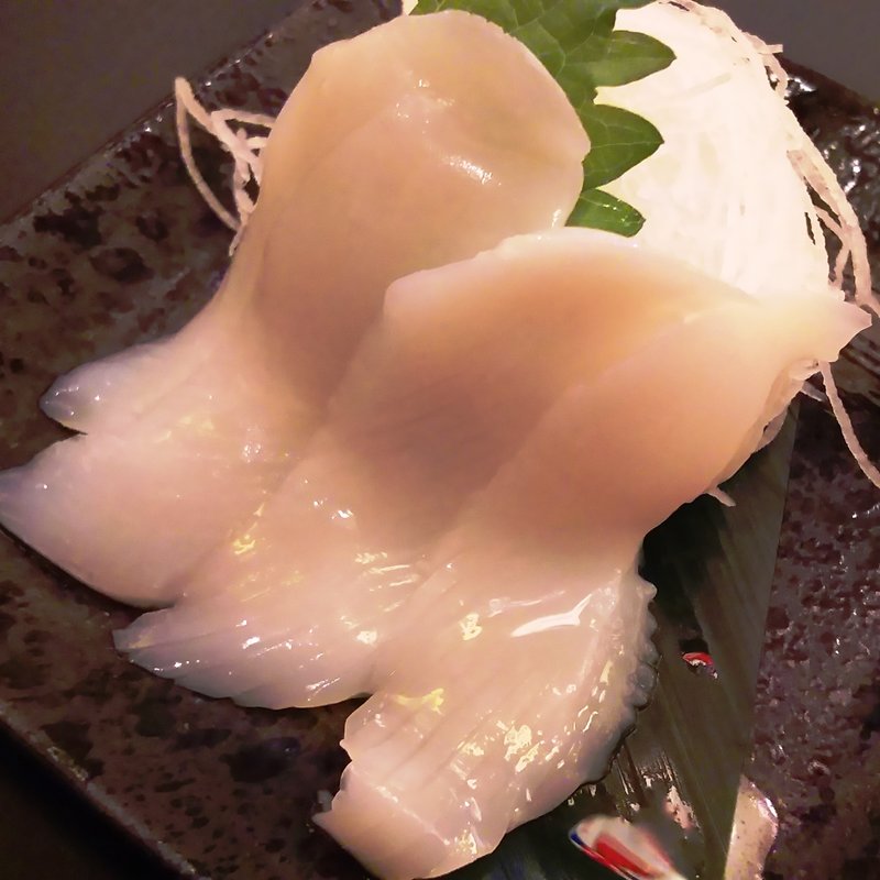 新鮮いか刺身(大衆昭和居酒屋 川崎の夕焼け一番星 川崎酒場)