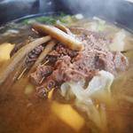 肉きんうどん(手打ちうどん開花)